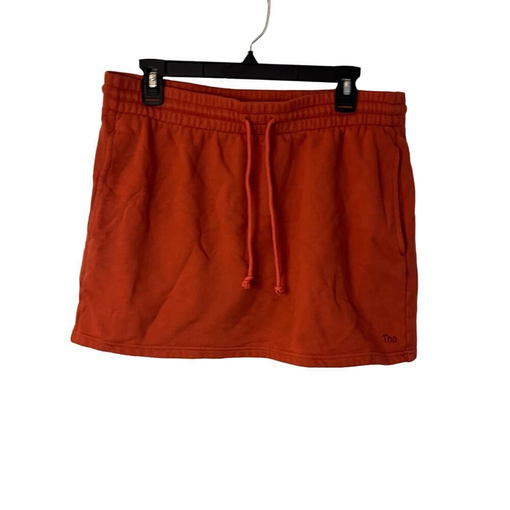 Aritzia TNA Cozy Fleece Boyfriend Mini Skirt Size Large